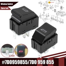 2x For VW Volkswagen T4 Transporter 7D0959855 Electric Door Window Switch Button