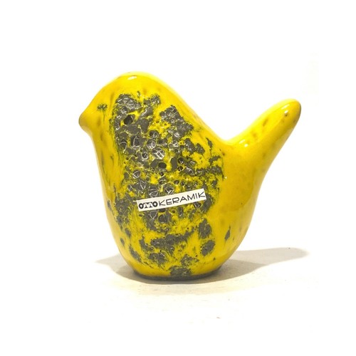 Otto keramik bird yellow - otto,