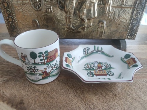 Ironstone dish cup the - dish/cup, in