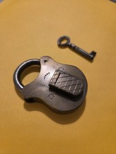 Antique Brass Padlock With