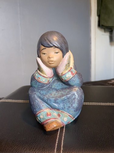 Vintage lladro gres inuit - vintage,