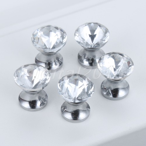 Glass diamond crystal dresser - glass,