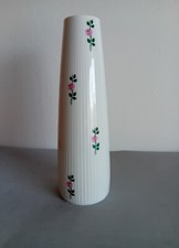 Vintage Seltmann Weiden Bavaria "Monika" 25355 Porcelain Vase Roses 23cm x 7.5cm