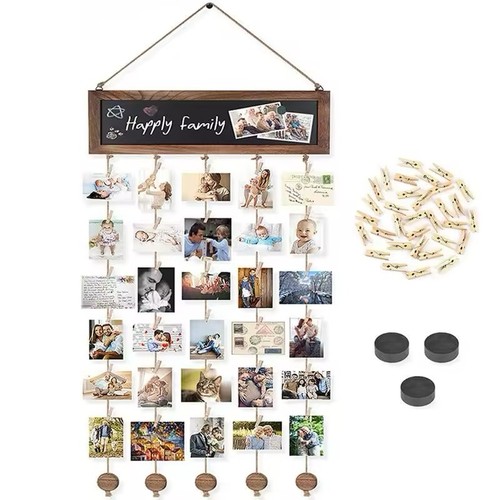Wall hanging photo display - hanging,
