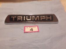 TRIUMPH STAG REAR BUMPER BADGE