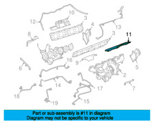 Mercedes-Benz M275 V12 engine series Rear Left Turbocharger Mount Heat Shield