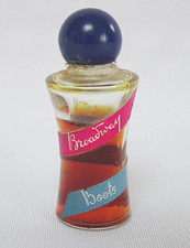Vintage Perfume Bottle Miniature 1930s Advertising Boots Broadway Scent 30s