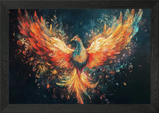 Phoenix Rising Framed Wall Art
