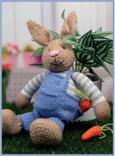 Knitting pattern bunny - knitting, rabbit