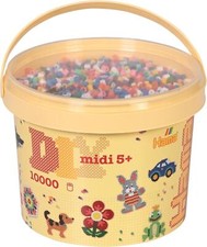Hama Bead Carry Bucket with 10000 Beads Activity Set. 