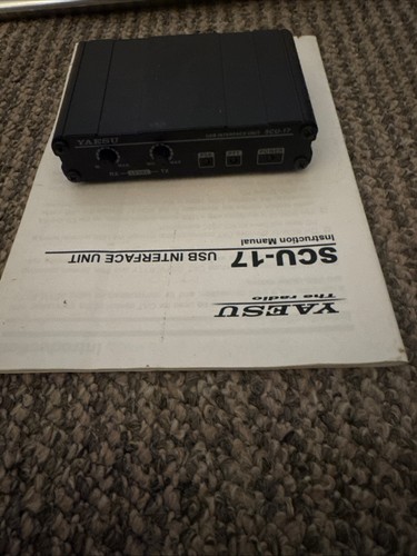 Yaesu scu usb interface - usb,