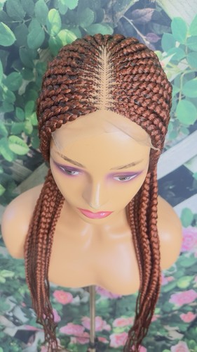 Handmade braided wig all - handmade,