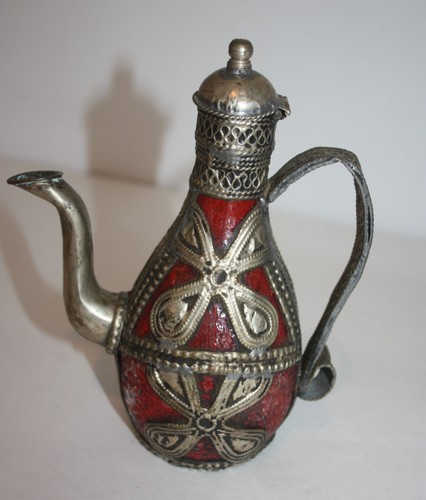 Decorative moroccan teapot - moroccan,