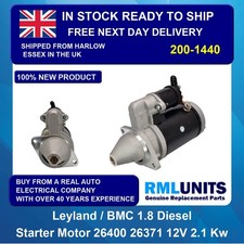 Starter Motor For Leyland