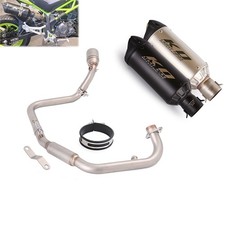 Slip-On For Benelli TNT125 TNT135 2017-2025 Exhaust Complete Pipe Muffler System