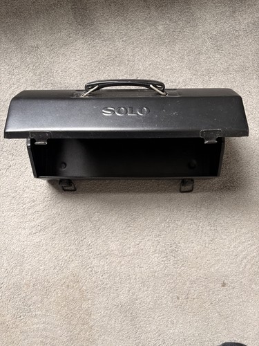 Black metal ammo box - metal,
