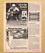 Buck Knives Pocket Knife and a Friend Forever - Magazine Print Ads Poster 1975
