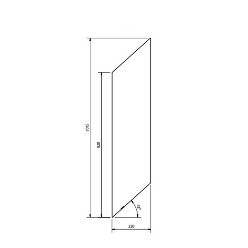 Axxys reflections glass panel - glass,