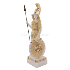 Statue Ancient Greek Goddess Athena Alabaster 6.77" - 17.2cm Cast Marble