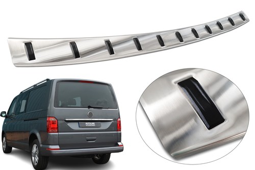 Silver reinforced rear bumper - silver,
