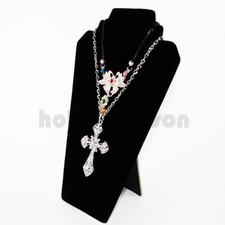 Black/Grey Velvet Necklace