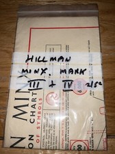 VINTAGE HILLMAN MINX,MK III,IV