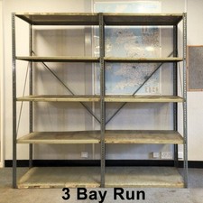 Dexion 3 x Bay Run 15 Shelves