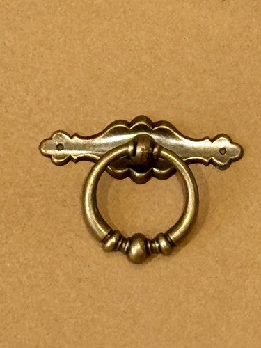 Antique brass ring pull - antique,