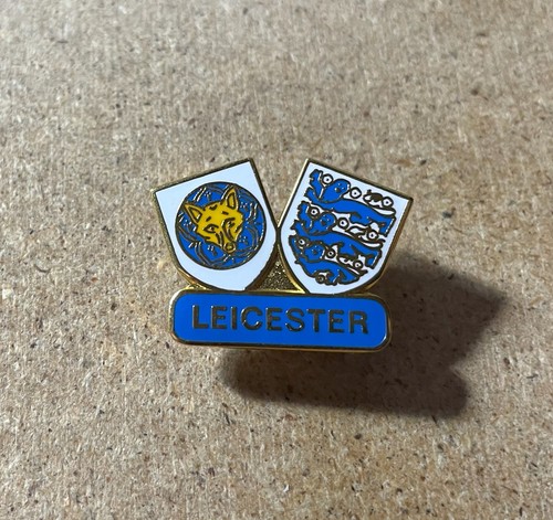 Leicester city rare enamel - leicester,