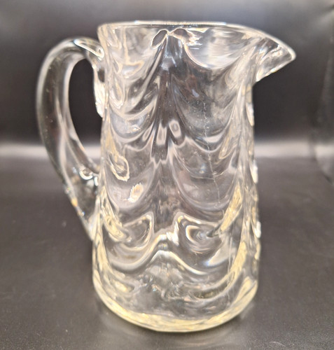 Antique victorian glass whisky - glass,