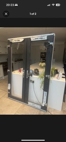 French doors external grey - doors,