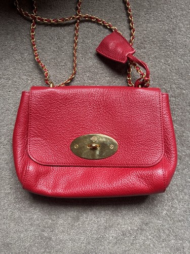 Mulberry small leather lily - mulberry,