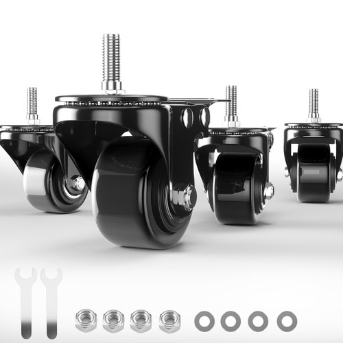 Stem caster wheels heavy duty - stem,