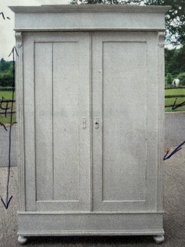 Antique french painted pine - antique,