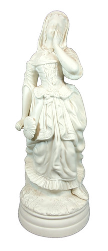 Parian ware figure classical - ware,