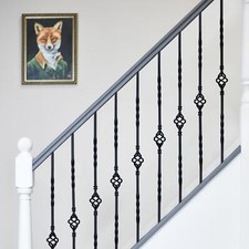 Double twist basket - &, metal