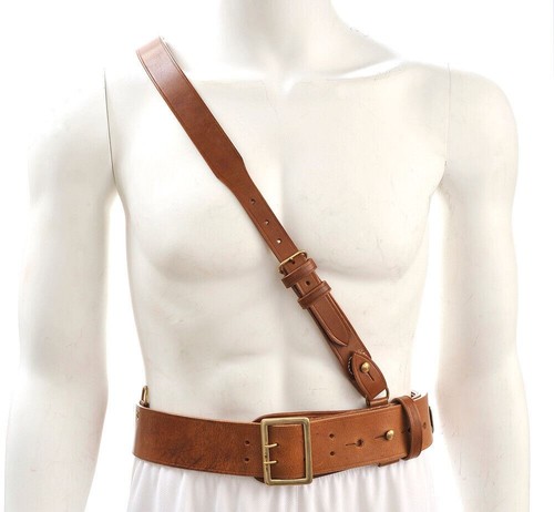 Sam browne belt with - belt,