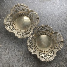 2 x EPNS Vintage Pierced