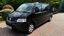VW T5 Black Transporter Van