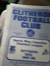 Clitheroe v Chorley 1987/88