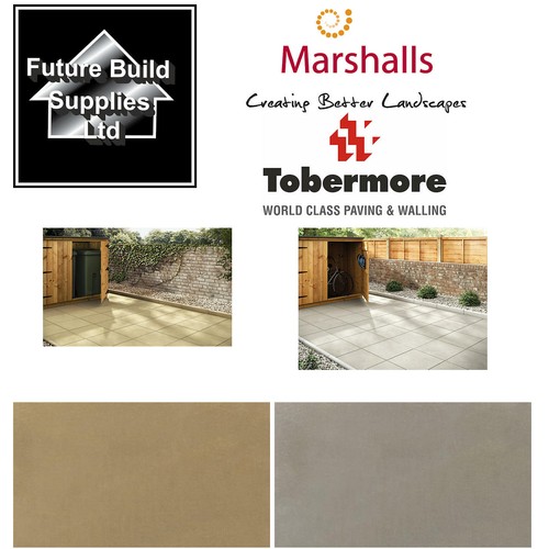 Paving slabs buff natural - ,
