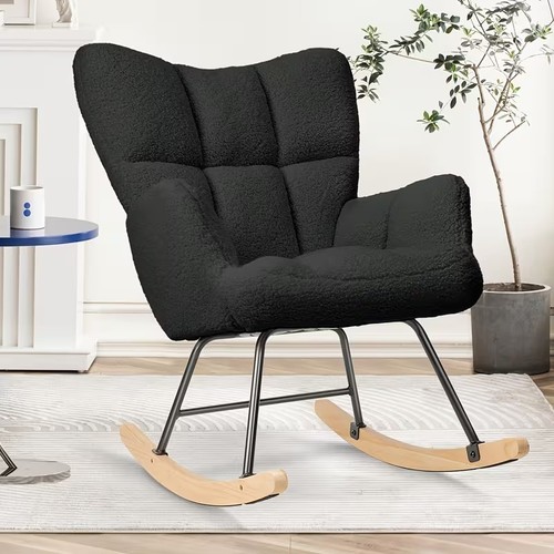 Teddy boucle rocking chair - rocking,