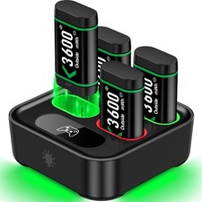 USB Rechargeable 4x3600mWh