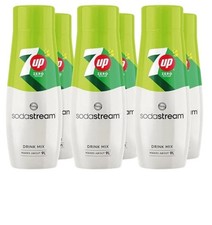 Sodastream 7UP free Flavour Concentrates 6 Pack - makes 9lt per bottle 