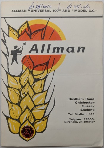 Original allman universal 100 - allman,