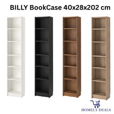 IKEA BILLY Bookcase Shelving Display Storage Unit Shelf Rack 40x28x202 cm