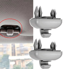 2x Sun Visor Clip Bracket For Audi A3 A4 A5 Q3 Q5 A7 S3 S4 S5 #8U0857562A Grey