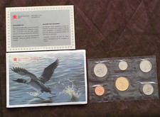 1992 Canada Goose PL-UNC Coin Set