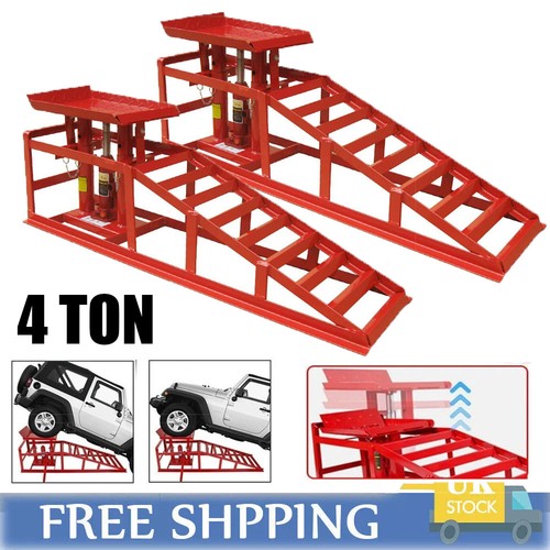 Ton hydraulic car ramps - 4, lift