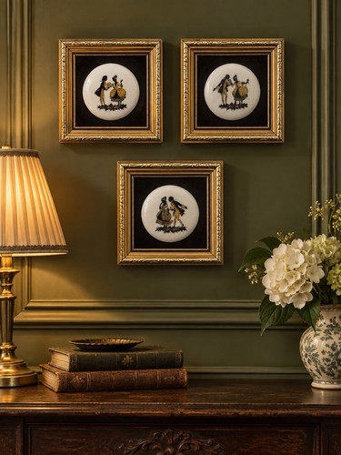Vintage set framed - vintage, 3